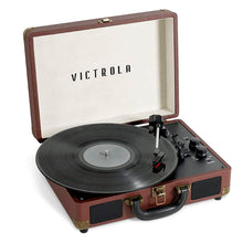 Cargar imagen en el visor de la galería, Tornamesa Victrola Vintage con Bluetooth y Altavoces VSC-400SB