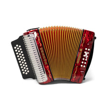Cargar imagen en el visor de la galería, Acordeón Corona III Hohner Rojo