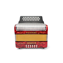Cargar imagen en el visor de la galería, Acordeón Corona III Hohner Rojo