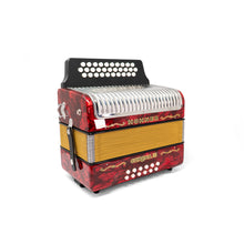 Cargar imagen en el visor de la galería, Acordeón  Corona III Hohner Rojo

