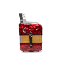 Cargar imagen en el visor de la galería, Acordeón  Corona III Hohner Rojo
