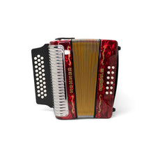 Cargar imagen en el visor de la galería, Acordeón  Corona III Hohner Rojo
