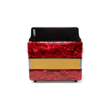 Cargar imagen en el visor de la galería, Acordeón  Corona III Hohner Rojo
